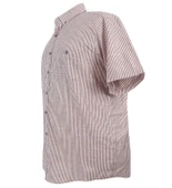 Erkek Büyük Beden Battal Boy Pamuklu Kısa Kol Gömlek thumbnail 3