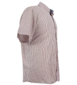 Erkek Büyük Beden Battal Boy Pamuklu Kısa Kol Gömlek thumbnail 2