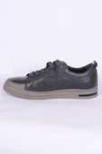 Pierre Cardin 10206 Deri Rahat Taban Bağcıklı  Desenli Esnek Rahat Gri Günlük Erkek Sneaker Ayakkabı - 3