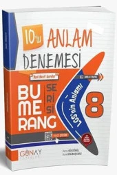 8. Sınıf Bumerang Serisi 10 lu Anlam Denemeleri Günay Yayınları - 1