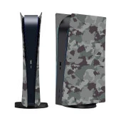Cosmostech PS5 Dijital Sürüm Uyumlu - Army Kamuflaj Desenli Konsol Faceplate Shell Covers Kapakları thumbnail 1