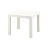 IKEA Lack Yan Sehpa Mobilya - Beyaz Renk - 55X55 cm - 1