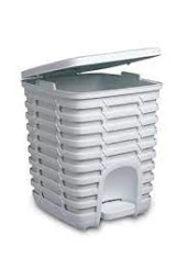 Primanova Palm Pedallı Çöp Kovası 9 Lt Beyaz - Ev M-E54-01 thumbnail 2