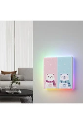 Tx Ultimate 2'li Akıllı Dokunmatik Duvar Anahtarı Cartoon Kapak (AKSESUAR) thumbnail 2