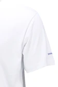 Erkek Bisiklet Yaka Standart Fit Göğüs Baskılı Beyaz T-Shirt - 3