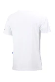 Erkek Bisiklet Yaka Standart Fit Göğüs Baskılı Beyaz T-Shirt - 4