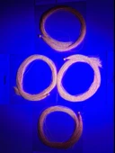 eagenset Kırmızı Fosforlu Karanlıkta Parlayan, Glow / Luminous Ultraviyole (UV) Neon Poşet Çapari Simi, Jig Yapım Malzemesi - 6