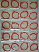 eagenset Kırmızı Fosforlu Karanlıkta Parlayan, Glow / Luminous Ultraviyole (UV) Neon Poşet Çapari Simi, Jig Yapım Malzemesi - 10