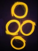 eagenset Kırmızı Fosforlu Karanlıkta Parlayan, Glow / Luminous Ultraviyole (UV) Neon Poşet Çapari Simi, Jig Yapım Malzemesi - 5