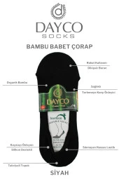 Bambu 4'lü Kadın Babet (siyah-bej-beyaz) - 2