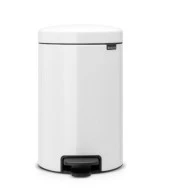 BRABANTİA NEWICON WHITE PEDALLI ÇÖP KUTUSU 12L BRA 111969 - 1
