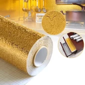 Periboia Yapışkanlı Gold Mutfak Tezgah Folyosu - 3