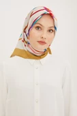90 X 90 İpek Eşarp 8902d (sura) thumbnail 6