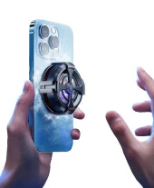 Hadron HDX4377 Magsafe Rgb Işıklı Klipsli Radyatörlü Telefon Soğutucu Fan - 4