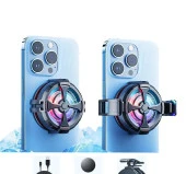 Hadron HDX4377 Magsafe Rgb Işıklı Klipsli Radyatörlü Telefon Soğutucu Fan - 5