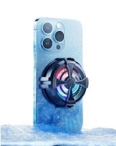 Hadron HDX4377 Magsafe Rgb Işıklı Klipsli Radyatörlü Telefon Soğutucu Fan - 7