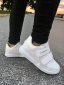 Noah Beyaz Garantili Unisex Çocuk Cırtlı Rahat Günlük Sneaker Ayakkabı Noah-6327 - 2