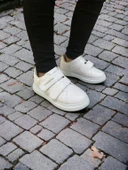 Noah Beyaz Garantili Unisex Çocuk Cırtlı Rahat Günlük Sneaker Ayakkabı Noah-6327 thumbnail 3