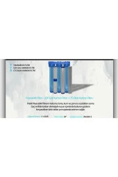 Daire Bina Sayaç Girişi 20" Inc 3 Aşama Su Arıtma Cihazı (KOKU , KLOR ÖNLEYİCİ YUMUŞATMA SİSTEMİ) thumbnail 5