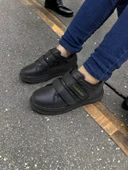 Noah Siyah Garantili Unisex Çocuk Cırtlı Rahat Günlük Sneaker Ayakkabı Noah-6327 thumbnail 4