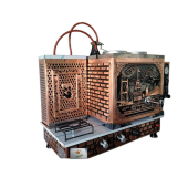 2 Demlikli Bakır Çay Ocağı Boğaziçi Model 2 Gözlü Bakır Çay Kazanı Sadece Elektrikli Bakır Çay Semaveri Ets Sistemli - 2