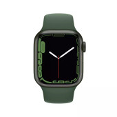 Apple Watch Series 7 GPS 41mm Yeşil Alüminyum Kasa - Yonca Spor Kordon MKHT3TU/A-Teşhir - 3