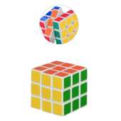 Magic Cube 3x3x3 Sihirli Zeka Küpü - 1