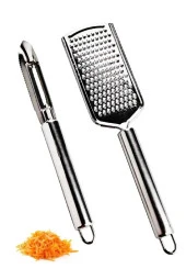 2li Paslanmaz Çelik El Rendesi ve Soyacak Seti Premium - 2