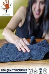 Mikrofiber Kalın Dokulu Oto Temizleme Ve Kurulama Havlusu - 50x70 Cm ( 1 Adet Gri ) - 2