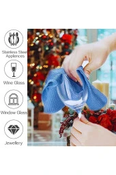 Mikrofıber Baklava Desenli Cam Bezi 30x40 - 3