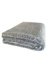 Mikrofiber Kalın Dokulu Oto Temizleme Ve Kurulama Havlusu - 50x70 Cm ( 1 Adet Gri ) - 4