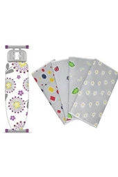 Dekoratif Desenli Dayanıklı Kumaş Ütü Masası Örtüsü Kılıfı Bezi Isıya Dayanıklı - 1