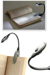 Mandallı Led Kitap Okuma Lambası Desk Kitap Okuma Işığı Led Masa Lambası - 2