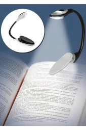 Mandallı Led Kitap Okuma Lambası Desk Kitap Okuma Işığı Led Masa Lambası - 5