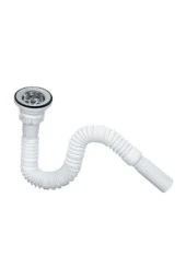 Körüklü Lavabo Sifonu Lavabo Gider Borusu - 1