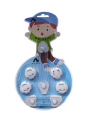 Baby 3lü Set Koruyucu Priz Kapatıcı Çocuk Bebek Çekmece Dolap Beyaz Eşya Güvenlik Kilidi - 1