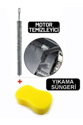 Motor Peteği - Zor Yerleri Temizleme Fırçası + Araç Yıkama Süngeri thumbnail 1