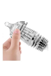 Kavanoz - Bardak Ve Biberon Için Yıkama Fırçası Silikon Ve Uzun Saplı - 3