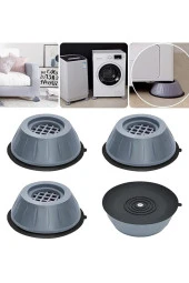 4 Adet Beyaz Eşya Altlığı Ayağı Çamaşır Bulaşık Makinası Buzdolabı Yükseltici Titreşim Önleyici - 2