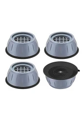 4 Adet Beyaz Eşya Altlığı Ayağı Çamaşır Bulaşık Makinası Buzdolabı Yükseltici Titreşim Önleyici - 5