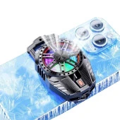 Hadron Hdx4602 Işıklı Isı Göstergeli Klipsli 3 Kademeli Radyatörlü Telefon Soğutucu Fan - 3