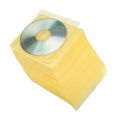 Torima CD-DVD Zarfları Çift Yönlü 100 Laü Paket Sarı - 2