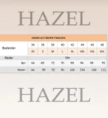 Kadın Siyah Yüksek Bel Çimalı Palazzo Pantolon - 6