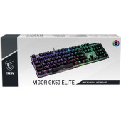 MSI Vigor GK50 Elite Kailh Box White Switch RGB Kablolu Mekanik Oyuncu Klavyesi - 4