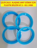 Çelik Jant Göbek Ayarı için Plastik Bilezik Takımı Sarı 3 Renk - 3