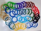 Çelik Jant Göbek Ayarı için Plastik Bilezik Takımı Sarı 3 Renk - 1