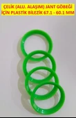Çelik Jant Göbek Ayarı için Plastik Bilezik Takımı Sarı 3 Renk - 4