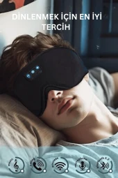 EM001 BT 3D Ses Özellikli Kablosuz Göz Maskesi - 4