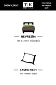 Tabu Home İpliği Boyalı Çift Taraflı Siyah Tek Kişilik Nevresim Seti - 2