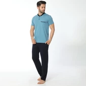Öztaş 12043 Erkek Yazlık Kısakol  Pijama Takım - 1